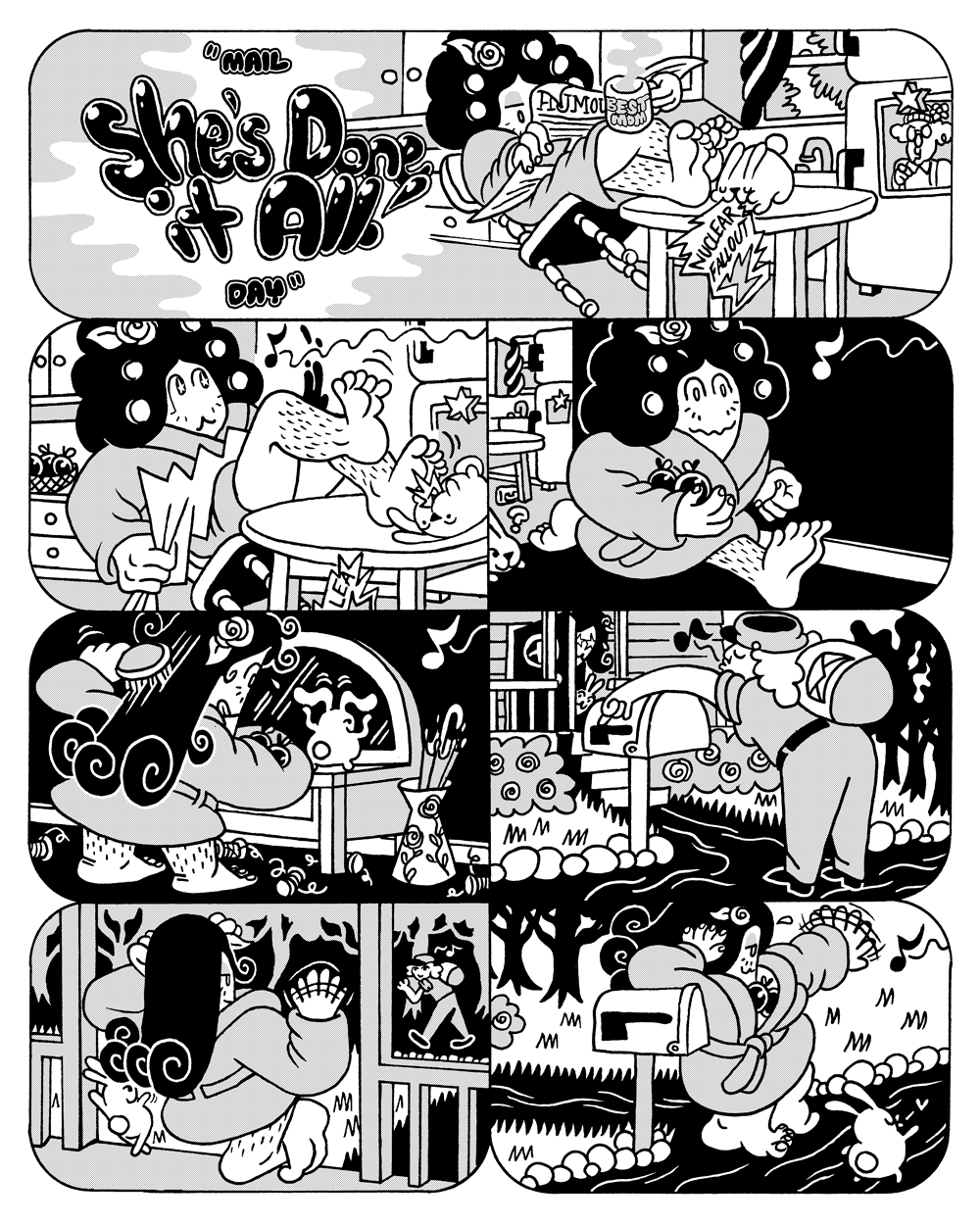 She's Done it All! Part 5 Page 1 by Benjamin Urkowitz by Hazlitt
