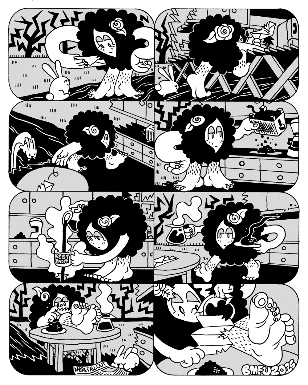 She's Done it All! Part 5 Page 8 by Benjamin Urkowitz by Hazlitt