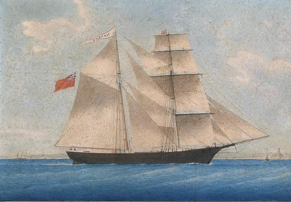 || A painting of Amazon, later named Mary Celeste, from 1861 (via Wikimedia)