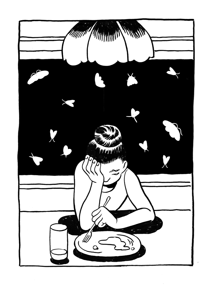Angels' Share, Part 1 Panel 8 by Kris Mukai for Hazlitt
