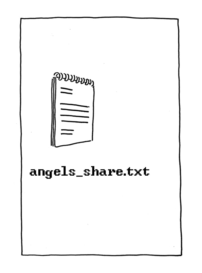 Angels' Share Part 5 Panel 1 by Kris Mukai for Hazlitt