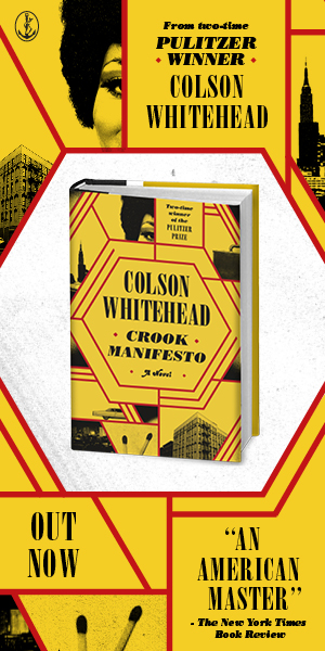 An ad for Crook Manifesto by Colson Whitehead