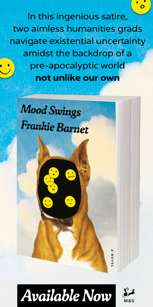 An ad for Mood Swings by Frankie Barnet 