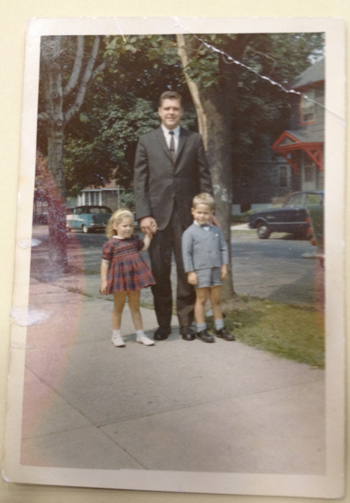 Undated photograph of Edmund, Missy, and Eddie Crimmins. (photo courtesy NYC Municipal Archives)