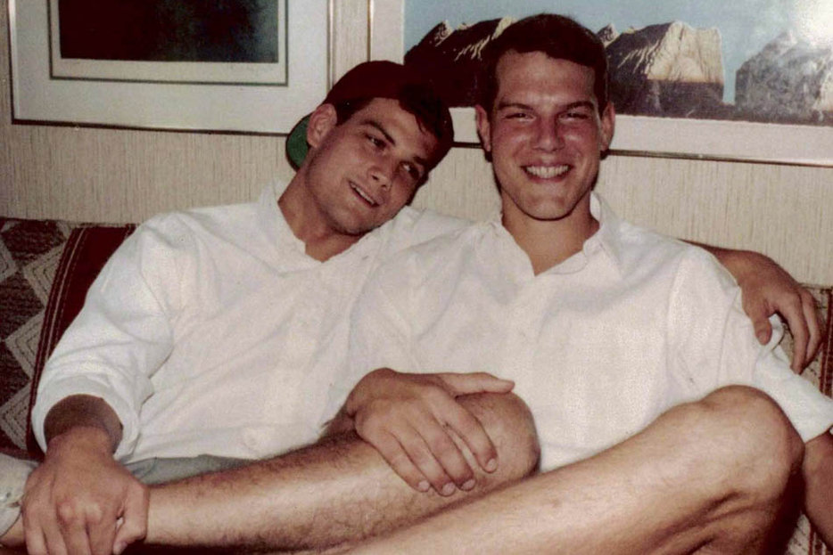 ||Blake Bailey, left, and Scott in 1988. Photo by Marlies Bailey