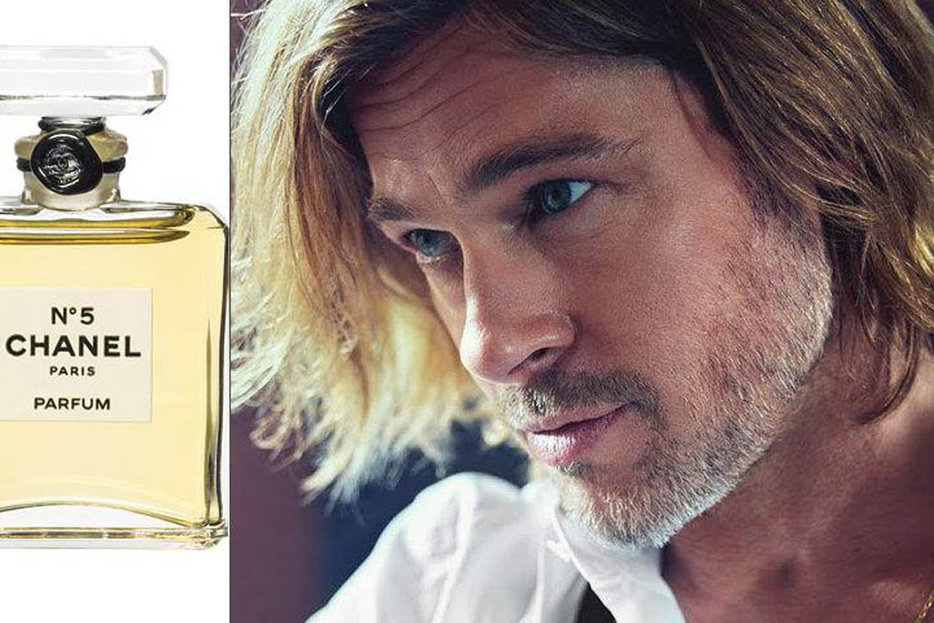 Chanel N 5 Brad Pitt 2024 favors