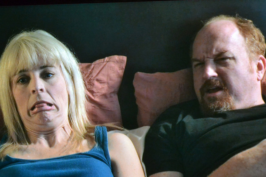 | Maria Bamford with Louis C.K.