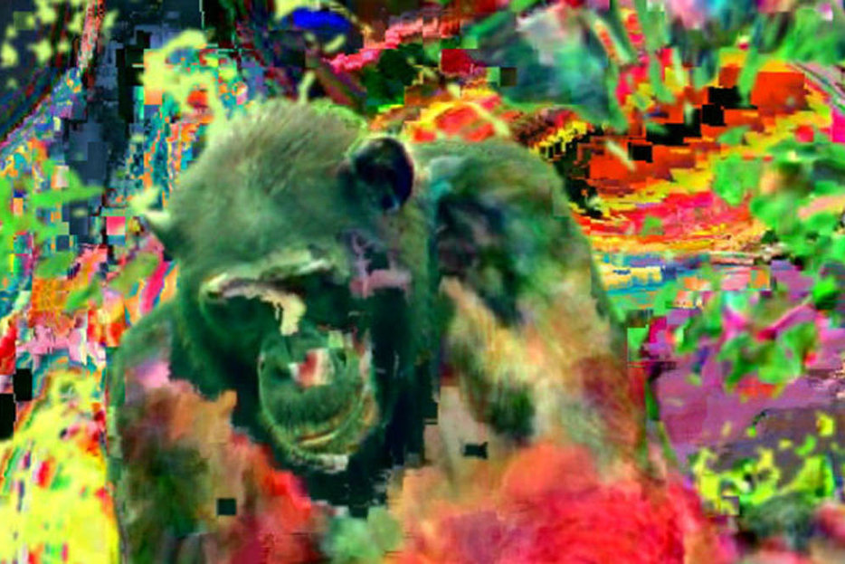 | A still from Escape Spirit VideoSlime, by Takeshi Murata