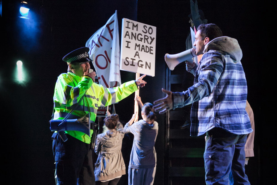 ||Image from the play "13" by Mike Bartlett, at Britain's National Theatre.