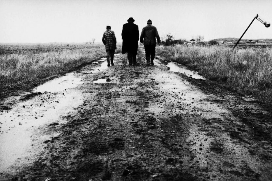 | Scene from Bela Tarr's Satantango |