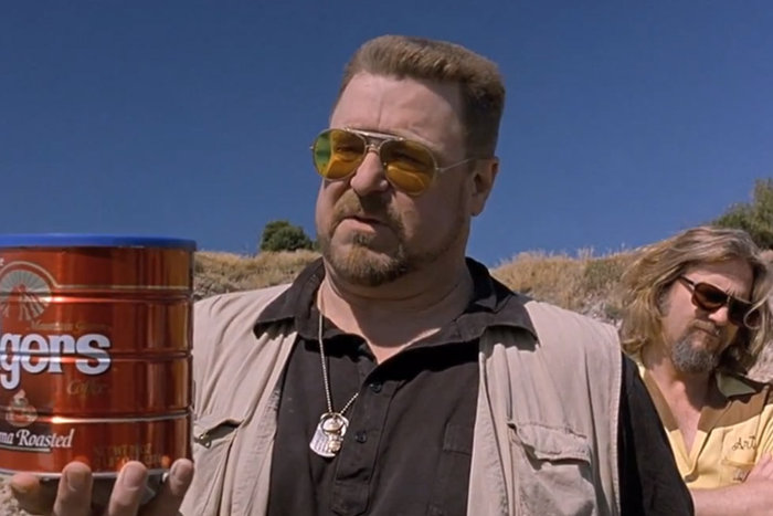| Donnie's funeral in The Big Lebowski