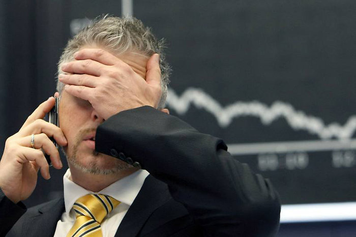 ||From the Brokers with hands on their faces tumblr.