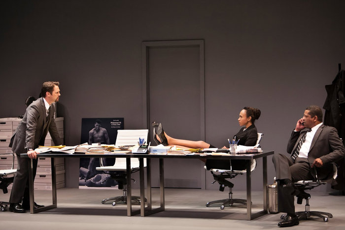 ||From the Canadian Stage production of David Mamet's Race.