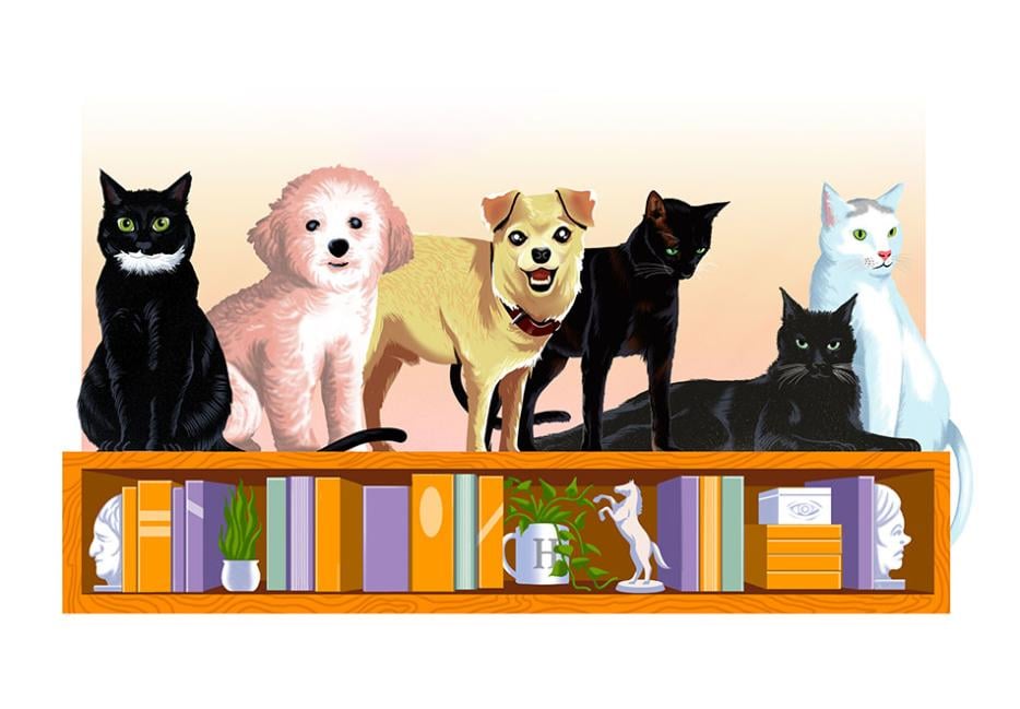 The pets of Hazlitt 