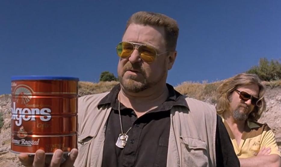 | Donnie's funeral in The Big Lebowski