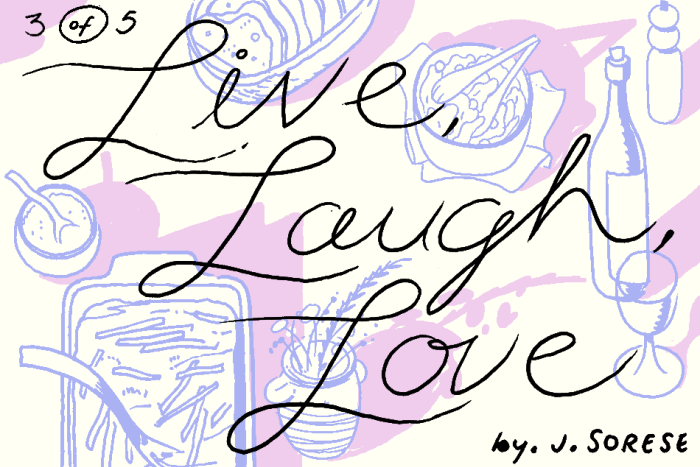 Banner for Live Laugh Love Part 3 by Jeremy Sorese for Hazlitt