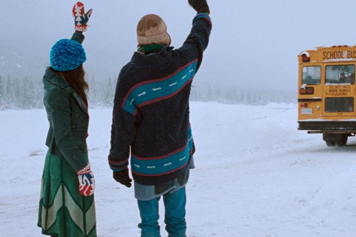 ||Still image from Atom Egoyan's The Sweet Hereafter, based on the book by Russell Banks